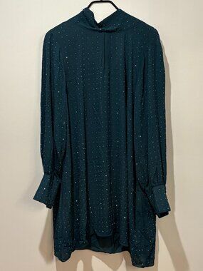 NWT - City Chic Nailhead Studded Long Sleeve Tunic Dress - Size XXL/24